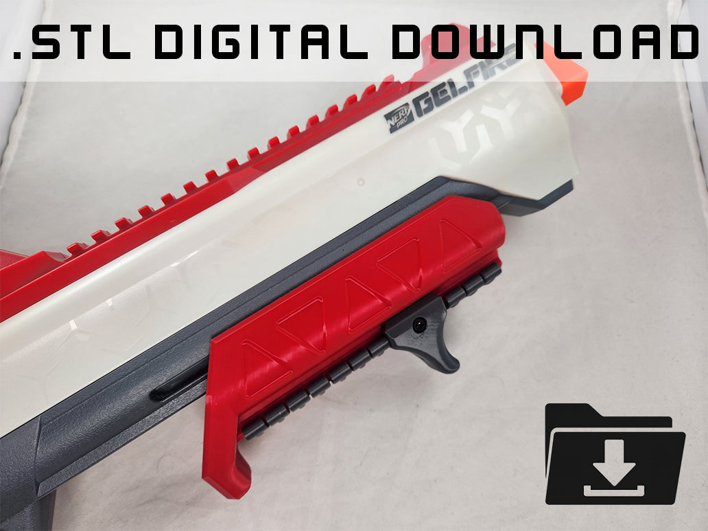 Gelfire Raid Hybrid Picatinny Pump Grip (Digital Files) – Foam