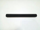 black rod on white background