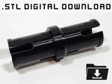 PIN-1 Muzzle Piece for Brick Blaster (Digital Files)