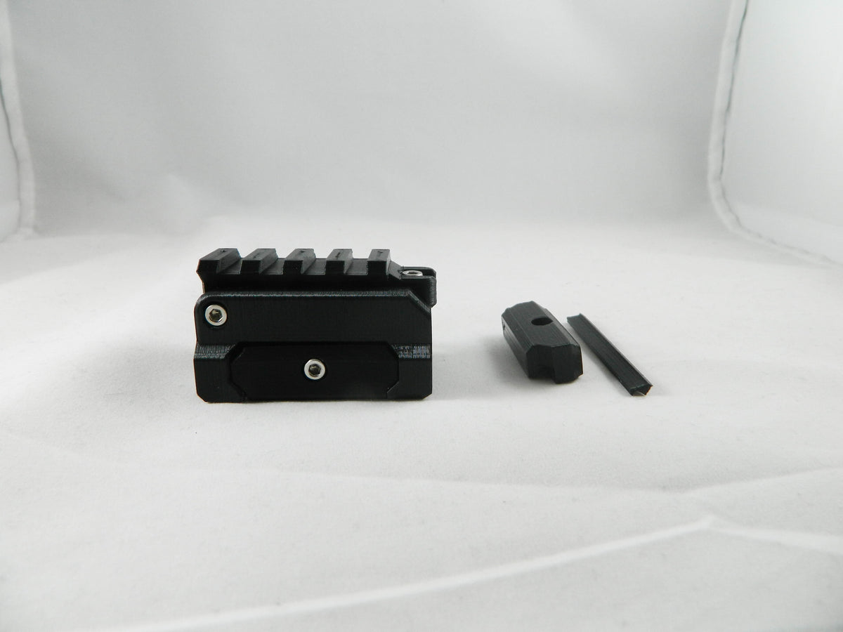 Universal Adjustable Picatinny Rail Sight Riser for Nerf Blasters ...