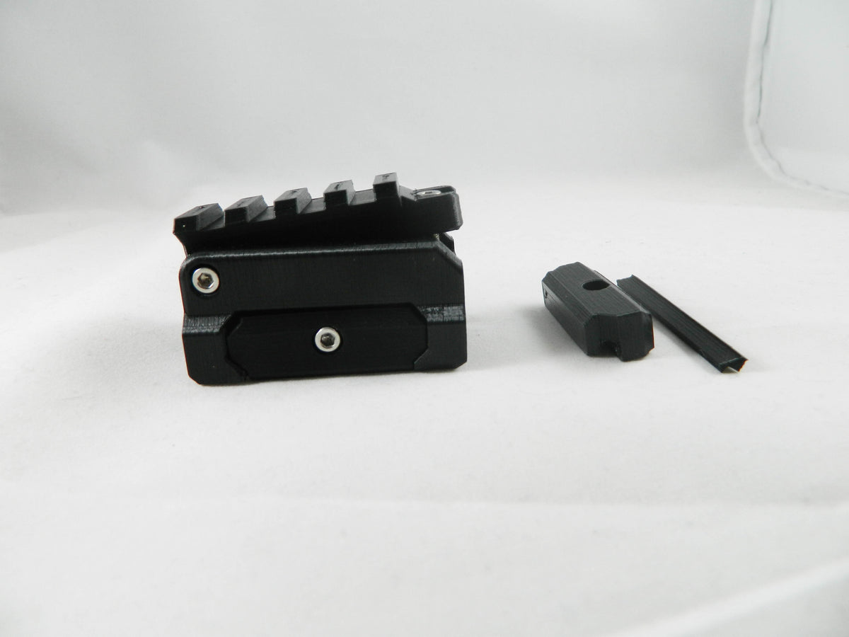 Universal Adjustable Picatinny Rail Sight Riser for Nerf Blasters ...