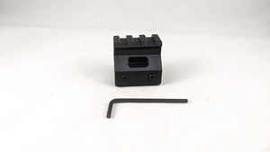 1-Piece Angled Picatinny Rail Riser Mount